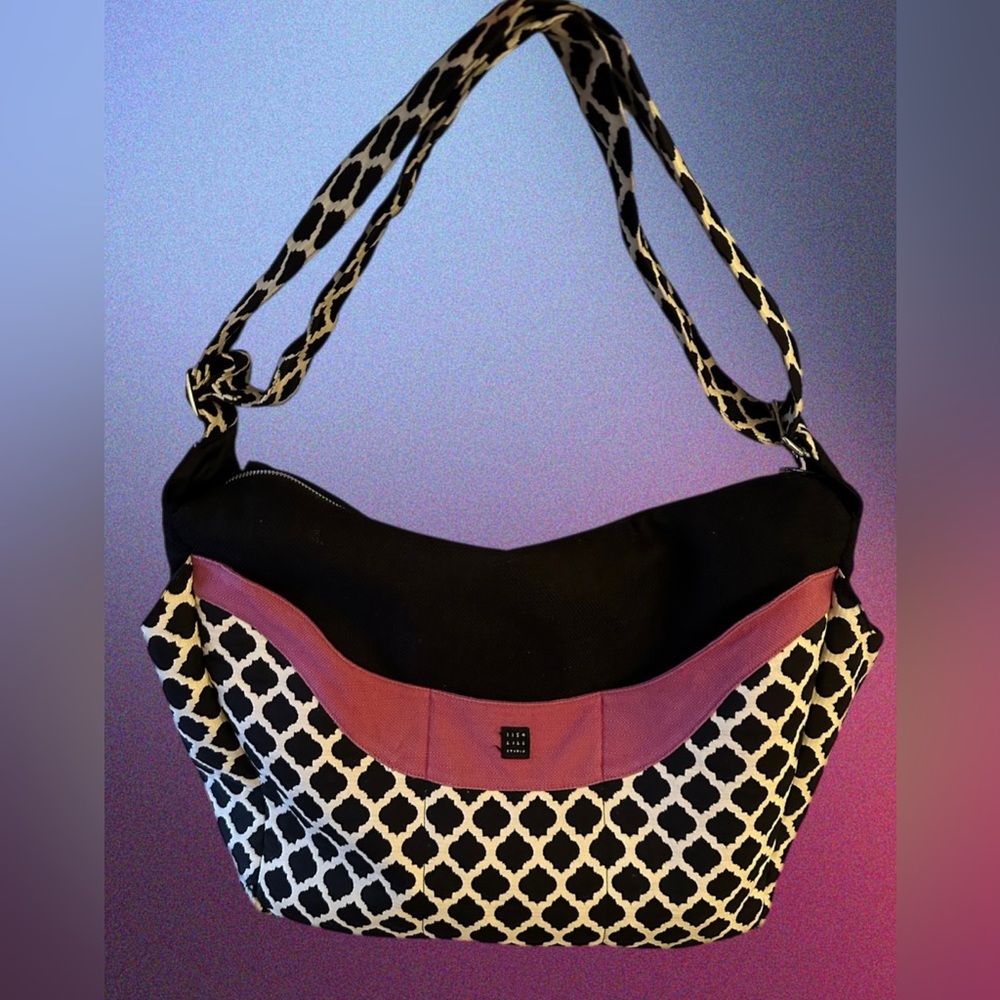 Lisa Lill Studio Handcrafted Fabric Tapestry Tote/Shoulder Bag